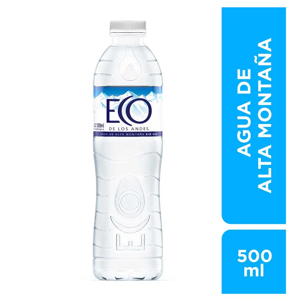 Agua Eco de los Andes sin Gas